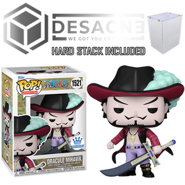 ONE PIECE : Figurine Pop! en vinyle Dracule Mihawk - EXCLUSIVITÉ FUNKO + DESACNE HARD STACK