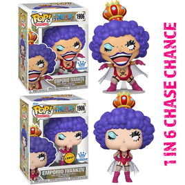 PRE-ORDER - ONE PIECE - Emporio Ivankov Pop! Vinyl - OFFICIAL FUNKO EXCLUSIVE - 1 IN 6 CHASE CHANCE