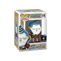 ONE PIECE - Figurine Pop! en vinyle du Général Franky - EXCLUSIVITÉ CHALICE - 1 CHANCE DE POURSUITE SUR 6 - ÉDITION PRÉLIMINAIRE