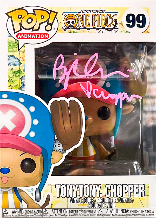 One Piece Tony Chopper Pop Vinyl Signed By Brina Palencia Jsa Cert Rogue Online Pty Ltd 1075