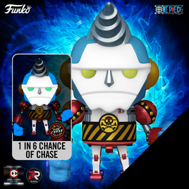 ONE PIECE - Figurine Pop! en vinyle du Général Franky - EXCLUSIVITÉ CHALICE - 1 CHANCE DE POURSUITE SUR 6 - ÉDITION PRÉLIMINAIRE