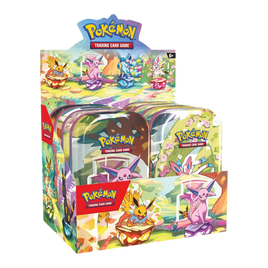 POKÉMON TCG Scarlet & Violet 8.5 Prismatic Evolutions Mini Tin (SEALED CASE OF 8)