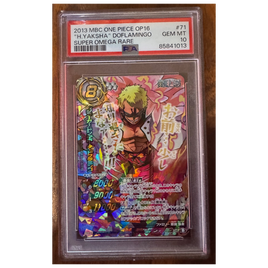 ONE PIECE - 2013 MBC - H.Yaksha Dolflamingo SUPER OMEGA RARE - PSA 10 #85841013