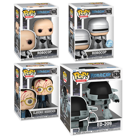 Figurine en vinyle Pop! ROBOCOP - (LOT DE 4)