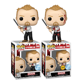 PRE-ORDER - SHAUN OF THE DEAD - Shaun Exclusive Pop! Vinyl Figure - CHASE BUNDLE