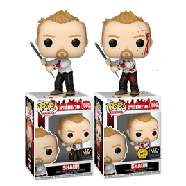 PRE-ORDER - SHAUN OF THE DEAD - Shaun Pop! Vinyl Figure - SPECIALITY EXCLUSIVE CHASE BUNDLE