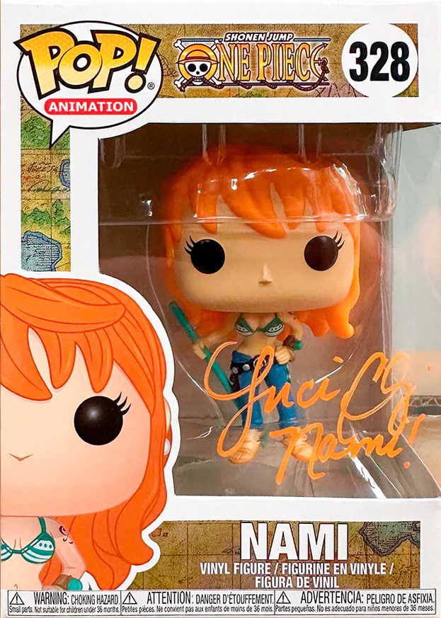 Funko Pop authentic One Piece Nami Autograph JSA