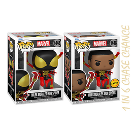 MARVEL: Spider-Man-Comics – Miles Morales Iron Spider Pop! Vinylfigur – 1 IN 6 CHASE CHANCE