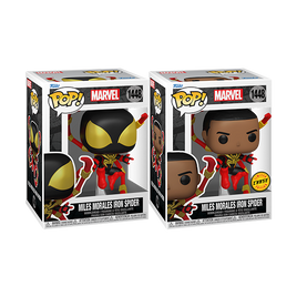 MARVEL: Spider-Man Comics - Miles Morales Iron Spider Pop! Vinyl Figure - CHASE BUNDLE