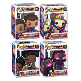 Figurine en vinyle Pop! SPIDER-MAN : Across the Spider-Verse - LOT DE 4