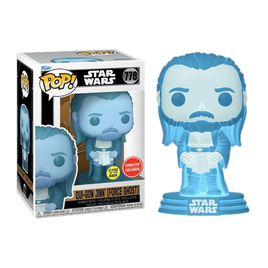 PRE-ORDER - STAR WARS - Qui-Gon Jinn (FORCE GHOST) GLOW Pop! Vinyl Figure - GAMESTOP EXCLUSIVE