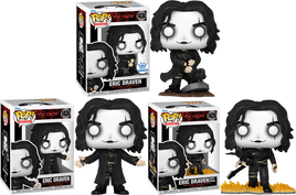 THE CROW : Figurine en vinyle Pop! d'Eric Draven - LOT EXCLUSIF FUNKO de 3