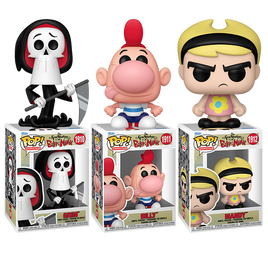 PRE-ORDER - THE GRIM ADVENTURES OF BILLY & MANDY - Pop! Vinyl Figure - BUNDLE SET OF 3