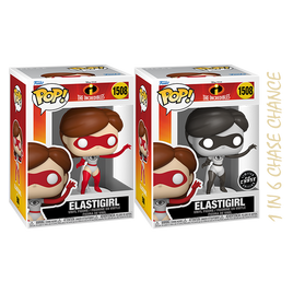 DISNEY - LES INDESTRUCTIBLES - Figurine Pop! en vinyle Elastigirl (20e ANNIVERSAIRE) - 1 CHANCE DE POURSUITE SUR 6