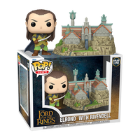 PRE-ORDER - THE LORD OF THE RINGS - Lord Elrond with Rivendell Town Edition Pop! Vinyl Figure