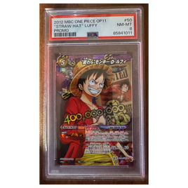 ONE PIECE - 2012 MBC - "Straw Hat" Luffy PROMO - PSA 8 #85841011