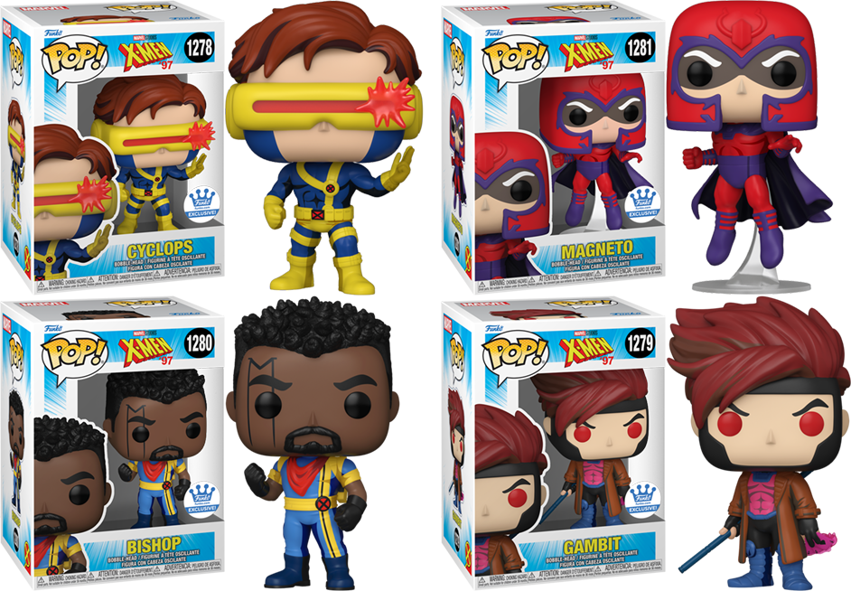 PRE-ORDER - X-MEN '97: Pop! Vinyl - Set of 4 FUNKO EXCLUSIVE| Rogue ...