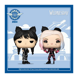 WEDNESDAY - Wednesday Addams & Enid Sinclair Pop! Vinyl - 2024 FALL CONVENTION EXCLUSIVE