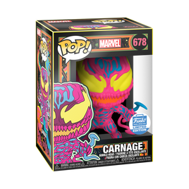 Marvel: Carnage Blacklight Pop! Vinyl - FUNKO SHOP EXCLUSIVE