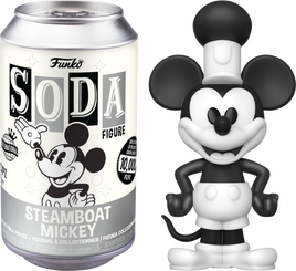 Mickey Mouse - Steamboat Mickey Vinyl SODA Figure in Collector Can