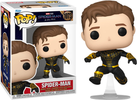 Spider-Man No Way Home Unmasked Spider-Man Schwarzer Anzug Exklusives Pop! Vinyl