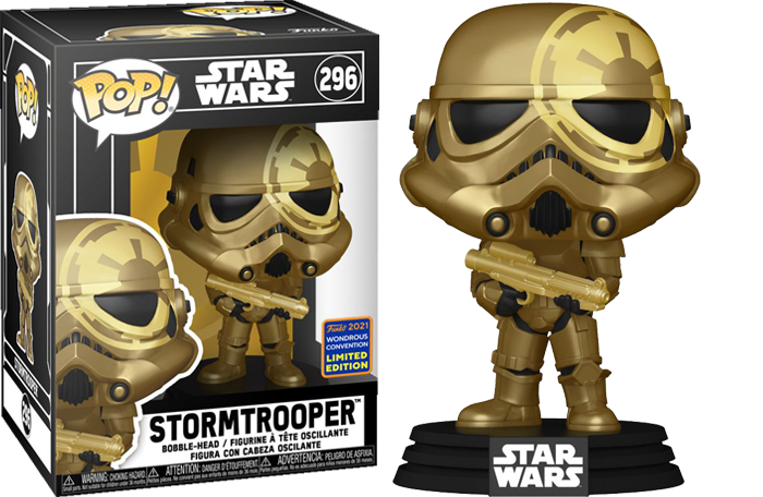 Gold stormtrooper store funko pop