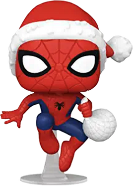 Spider-Man – Spider-Man in Weihnachtsmütze – Außergewöhnliches exklusives Pop!-Vinyl