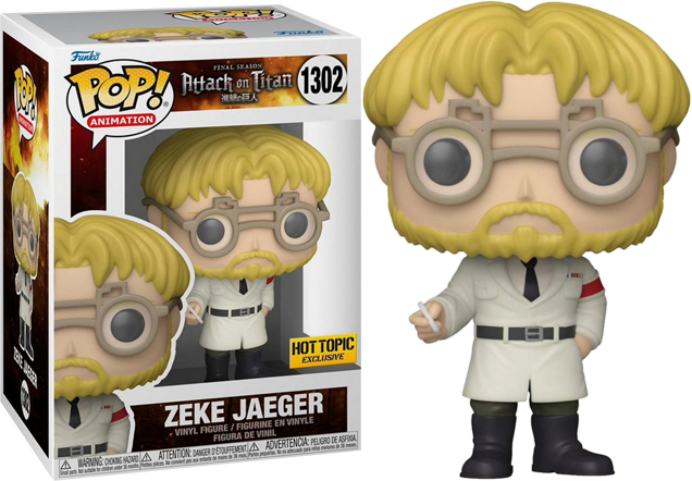 Funko Attack On Titan Pop! Deluxe Eren Jeager Hardened Vinyl Figure Hot  Topic Exclusive