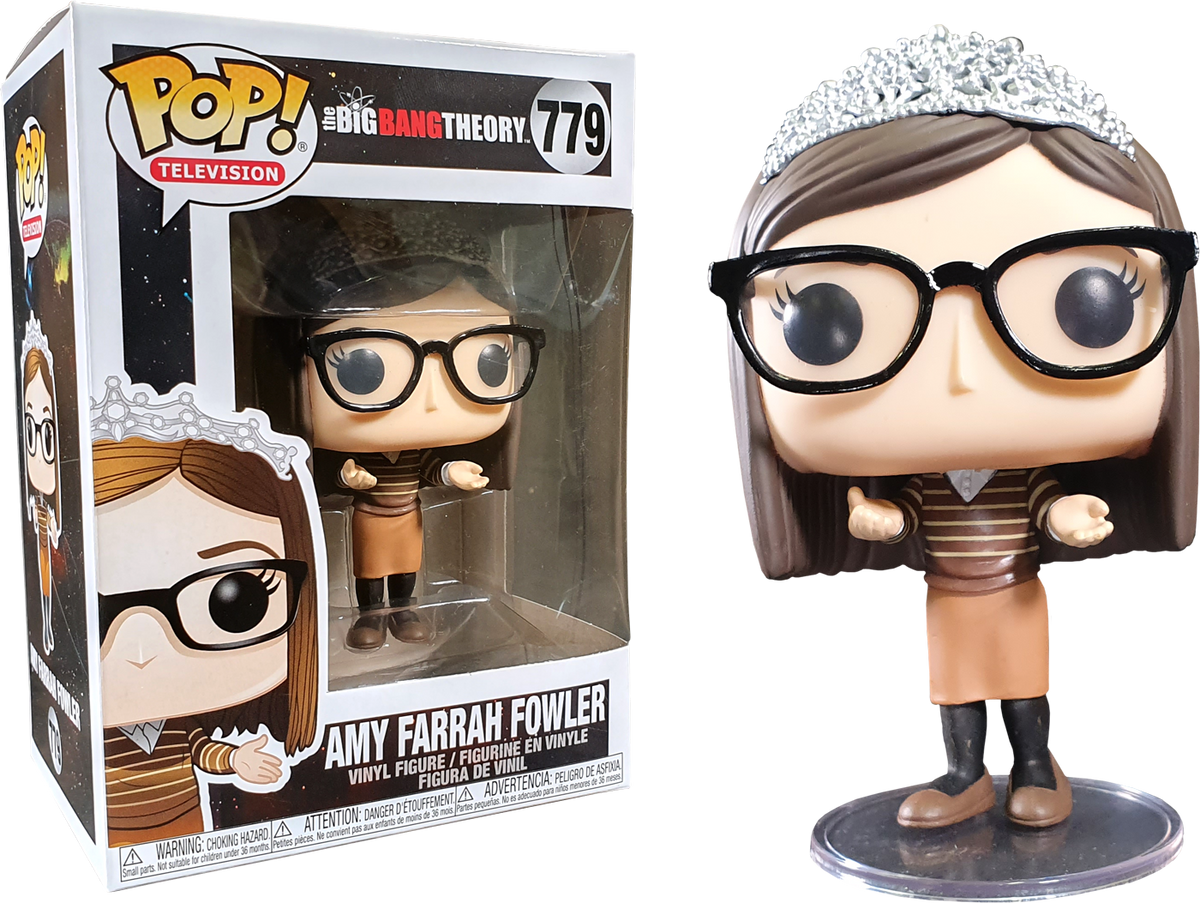 The Big Bang Theory - Amy Farrah Fowler with Tiara Pop! Vinyl Figure ...