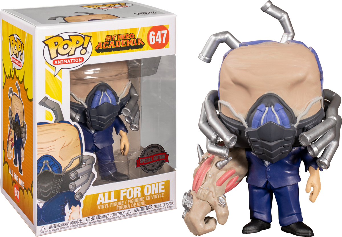 My Hero Acadamia - All for One Charged Exclusive Pop! Vinyl Figure ...