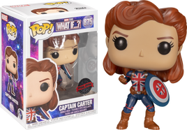 Marvel Was wäre wenn…? - Captain Carter in Kampfpose, exklusive Pop!-Vinylfigur