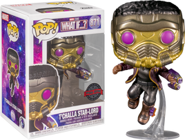 Marvel Was wäre wenn…? - T'Challa Star-Lord Metallic Exclusive Pop! Vinylfigur