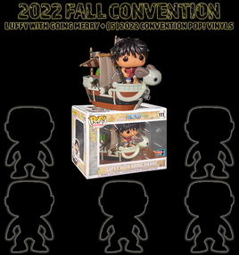 One Piece - Luffy with Going Marry - 2022 NYCC + (5) 2020 to 2022 Convention Pop! Vinyls