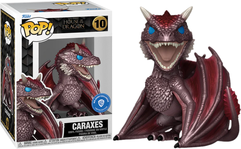 House of the Dragon Caraxes Metallic Pop! Vinyl - WB EXCLUSIVE| Rogue ...