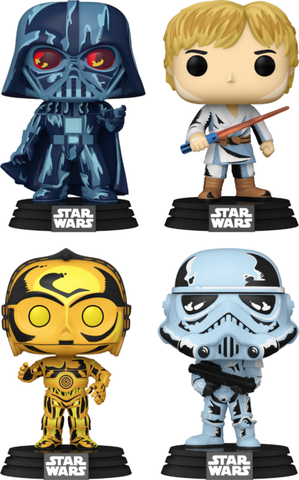 Funko POP! Star Wars Celebration 2023 R2-D2 and R5-D4 Vinyl Bobblehead Set  2-Pack 2023 Galactic Convention Exclusive